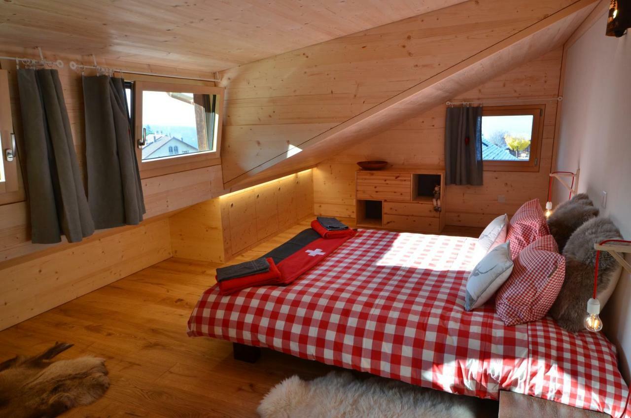 Chalet Rouge Coeur Bex Exterior foto