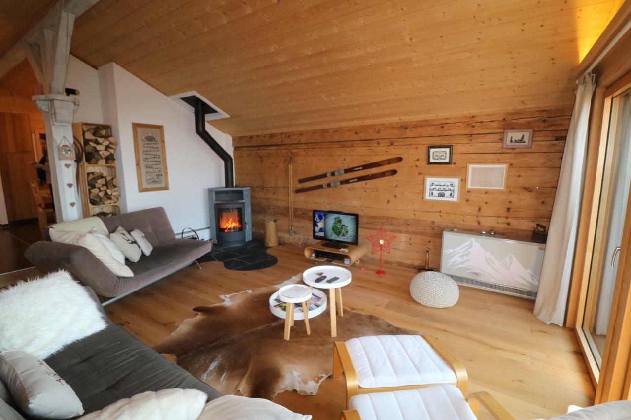 Chalet Rouge Coeur Bex Exterior foto